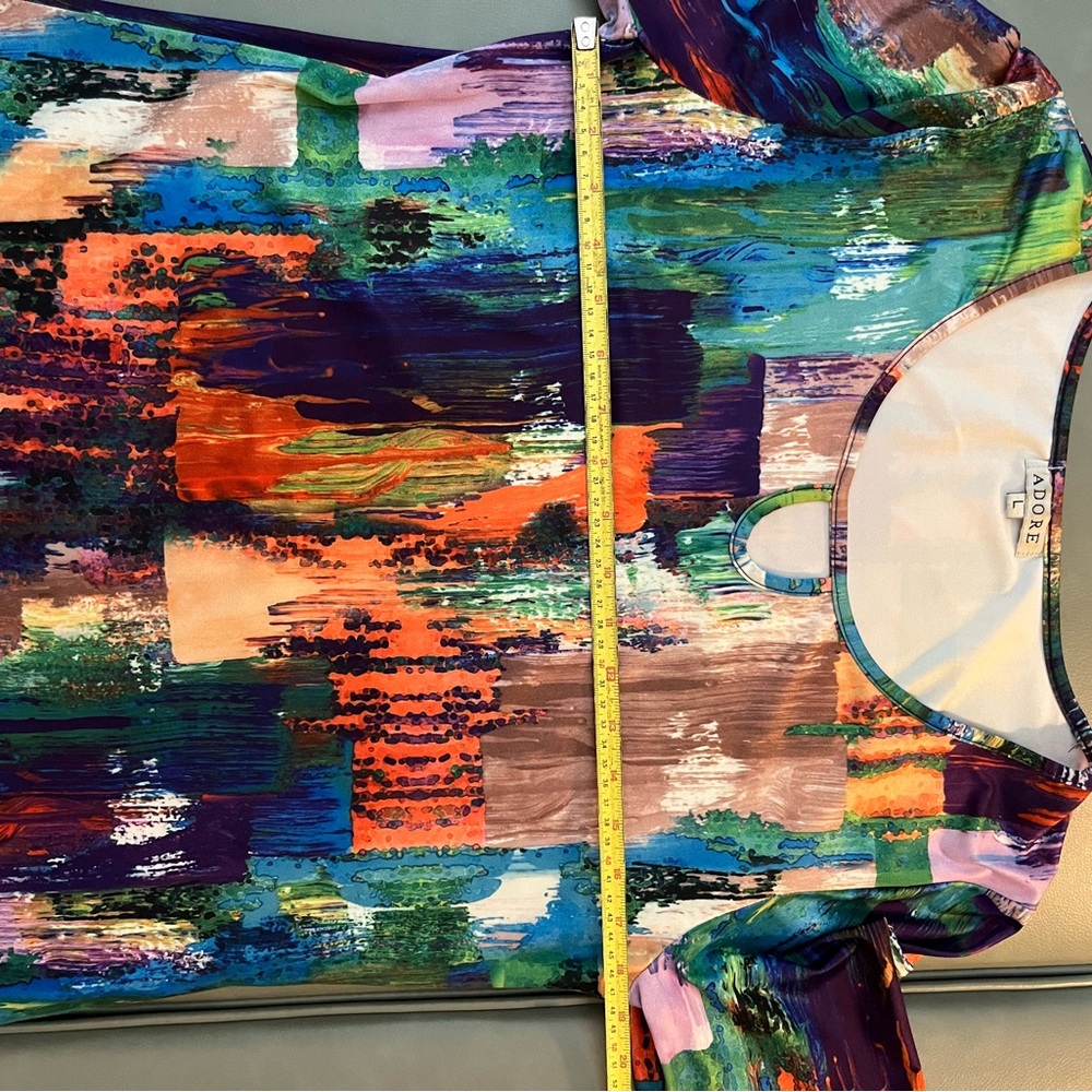 Adore Multicolor Abstract Dress - Picture 5 of 5